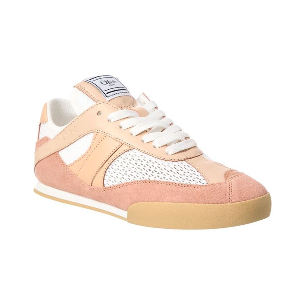 Chloé Kick Leather Sneaker, Pink